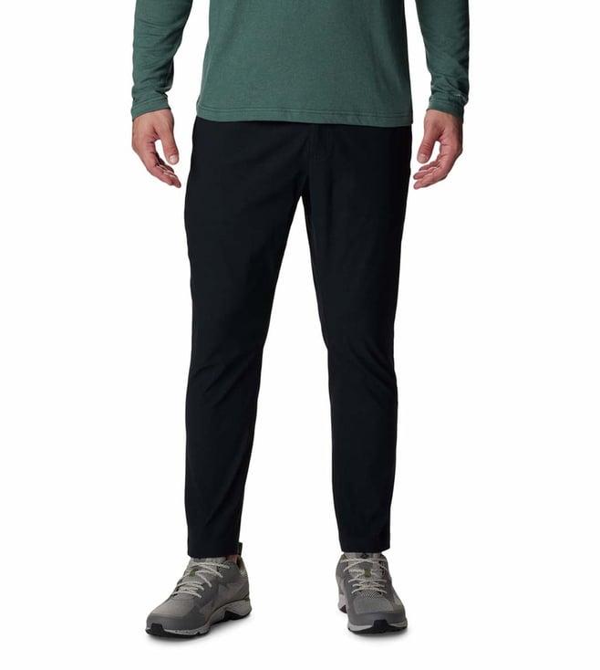 columbia mens black black mesa tapered pants