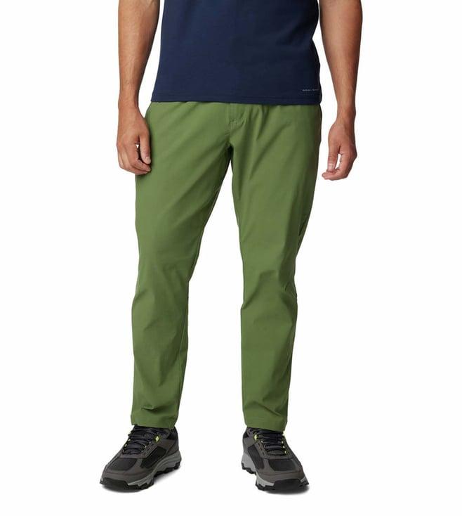 columbia mens green black mesa tapered pants