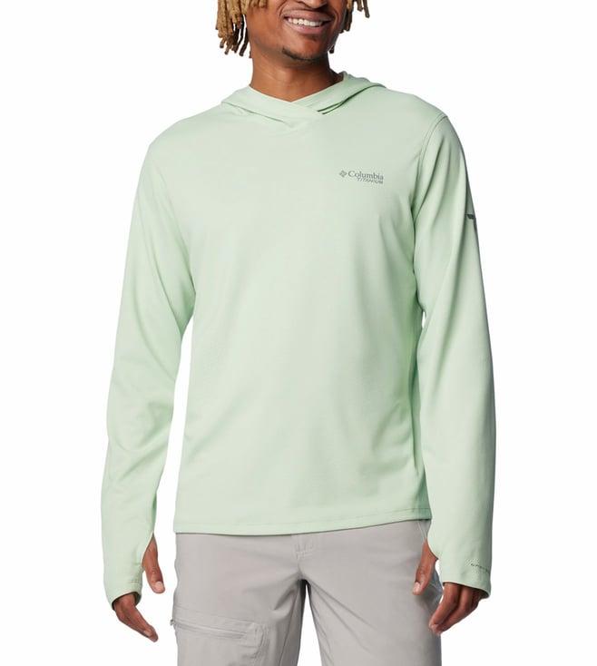 columbia mens green summit valley hoodie