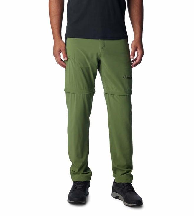 columbia mens green triple canyon convertible pants ii