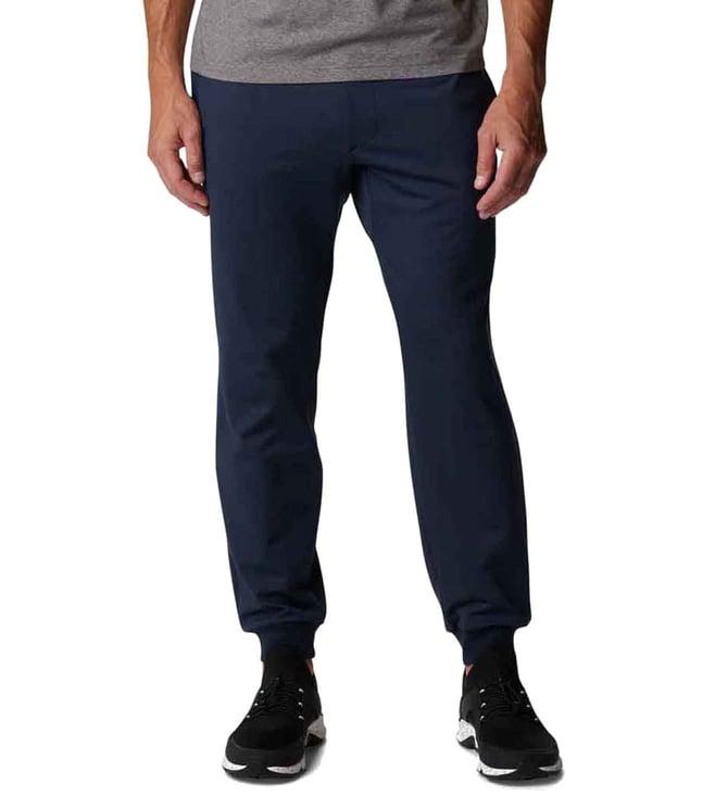 columbia navy regular fit joggers