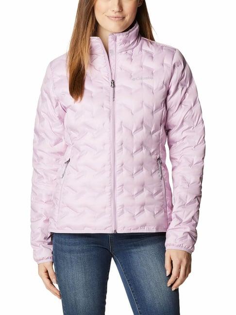 columbia pink full sleeve delta ridge down puffer jacket