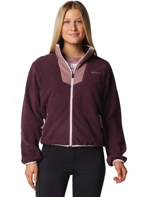 columbia purple plain sports jacket