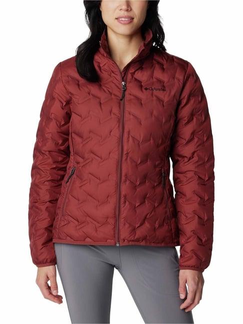 columbia rust regular fit padded jacket