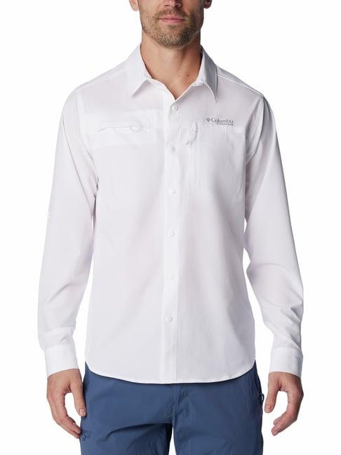 columbia snow white regular fit shirt