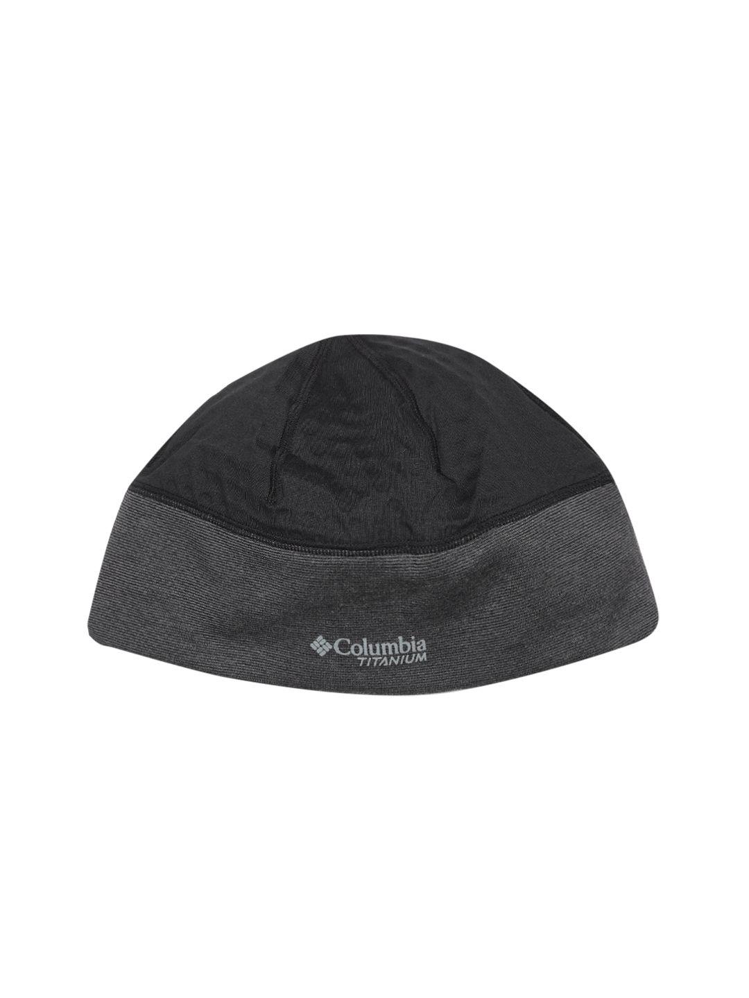 columbia unisex black & grey titan pass helix beanie