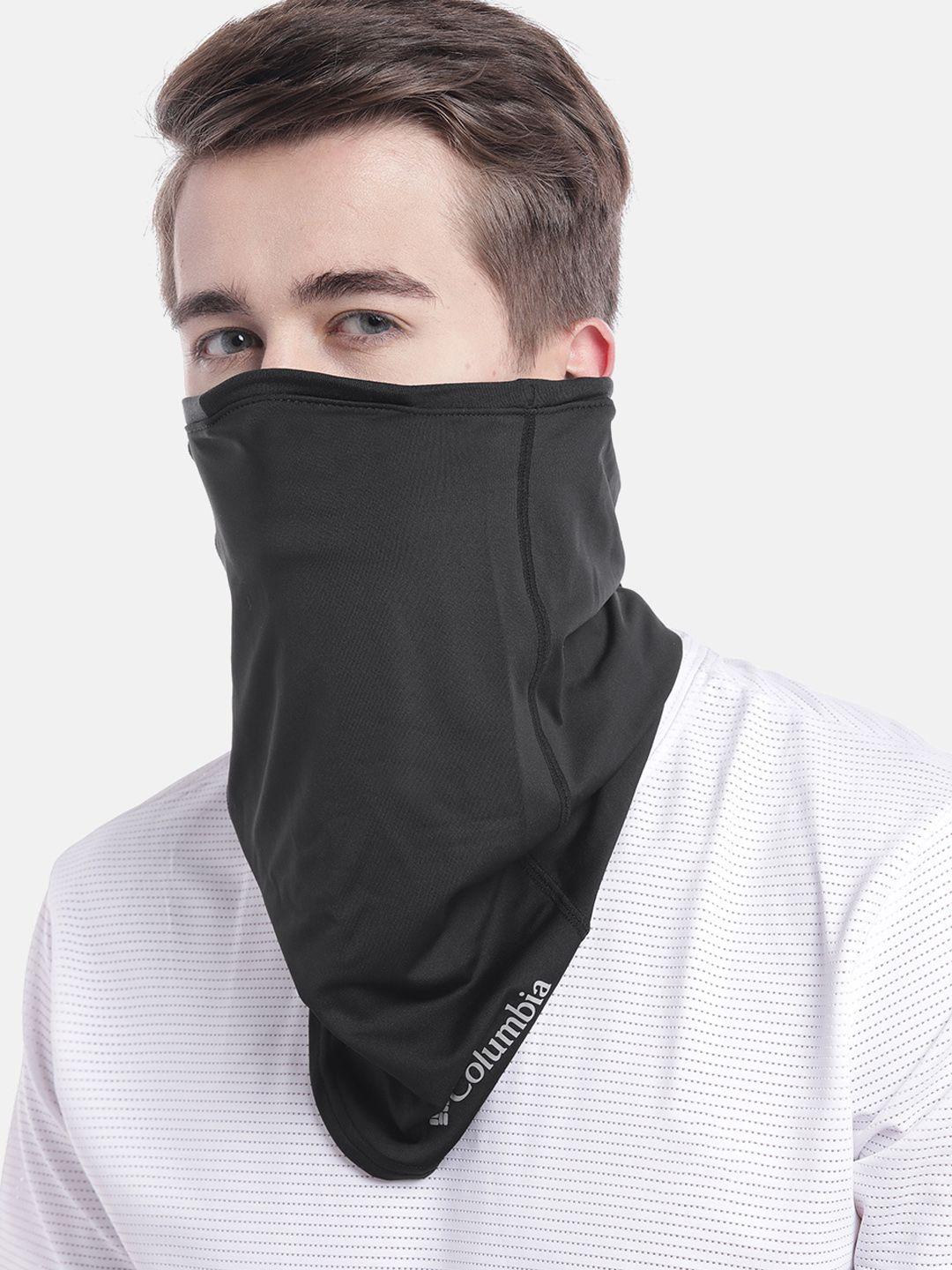 columbia unisex black solid chill river ii neck gaiter