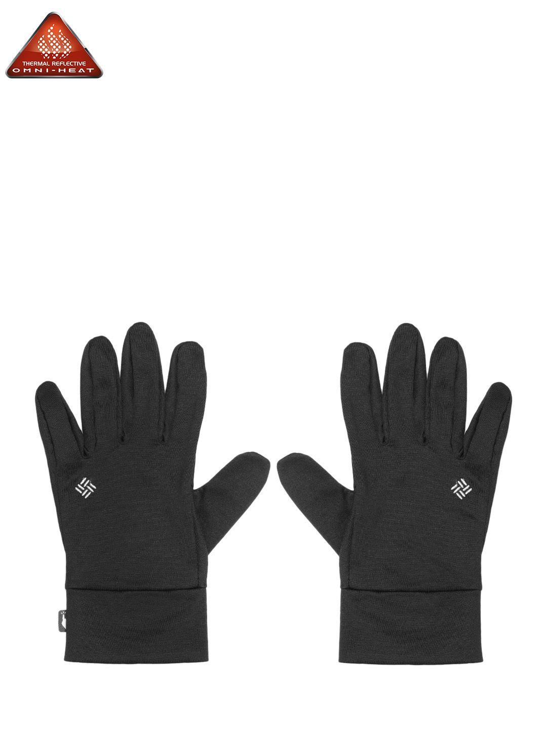 columbia unisex black solid omni-heat touch gloves