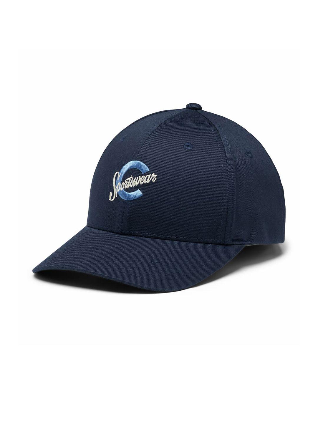 columbia unisex blue embroidered baseball cap