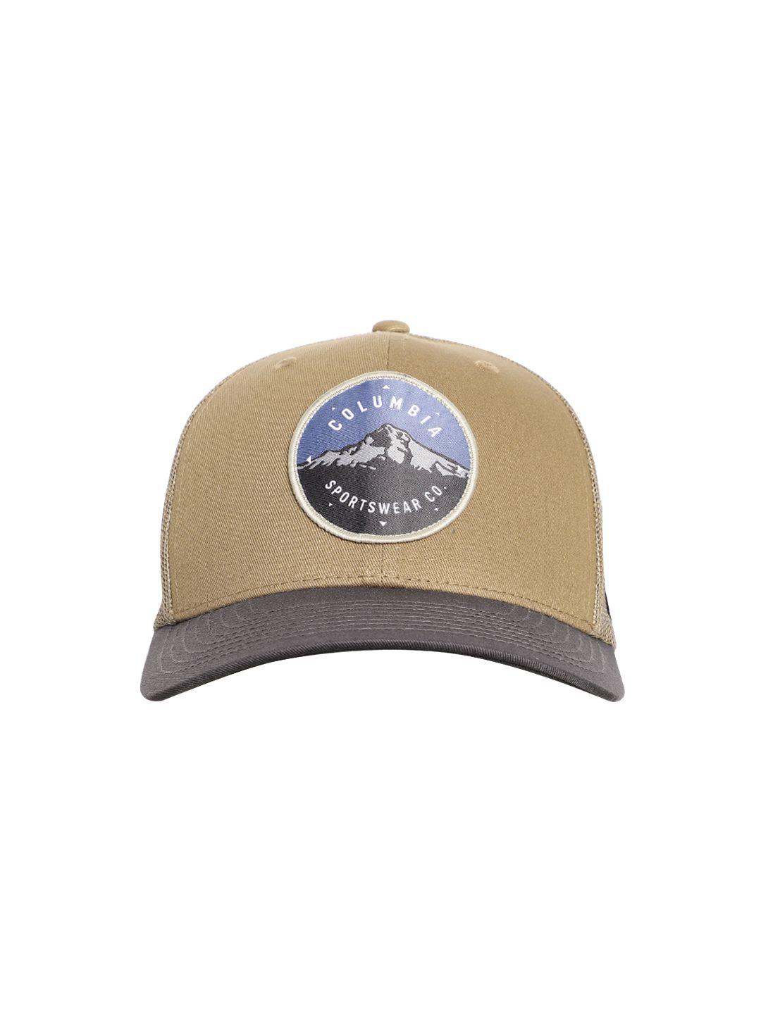 columbia unisex brown snapback cap