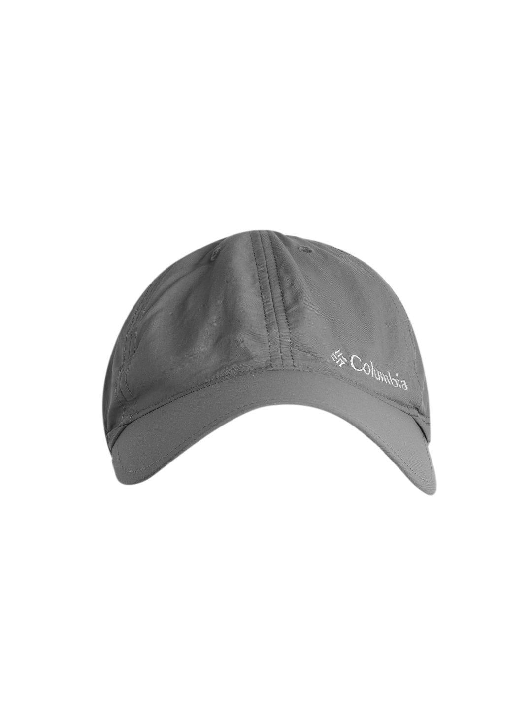 columbia unisex charcoal brand logo embroidered baseball cap with ear flap