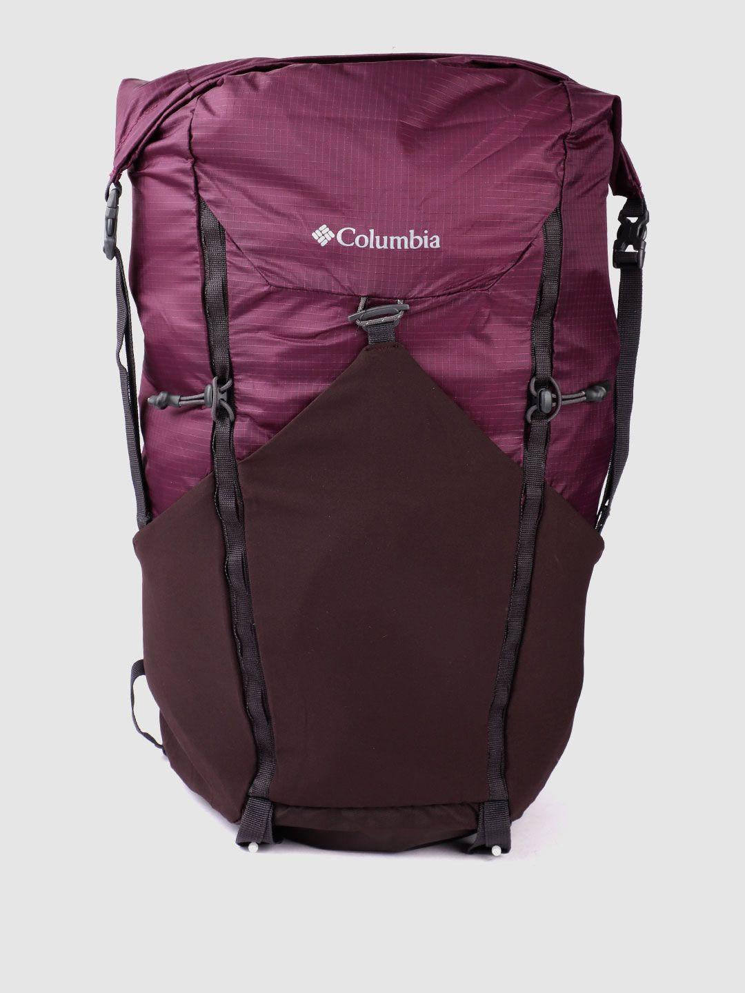 columbia unisex maroon backpack