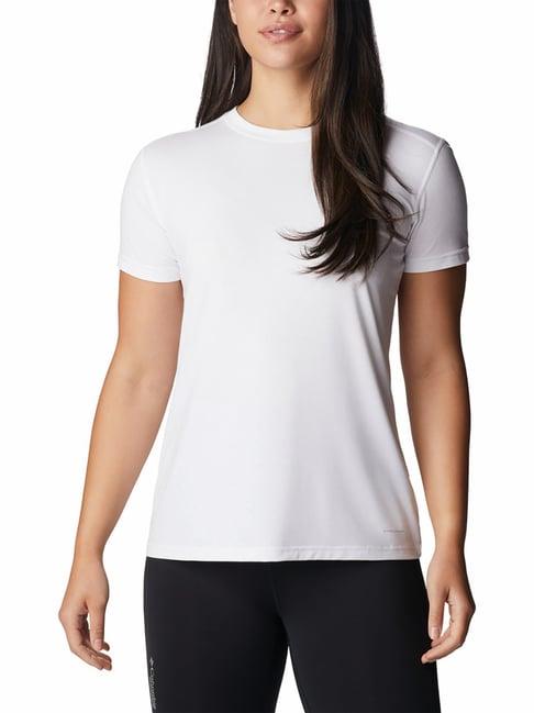 columbia white regular fit t-shirt