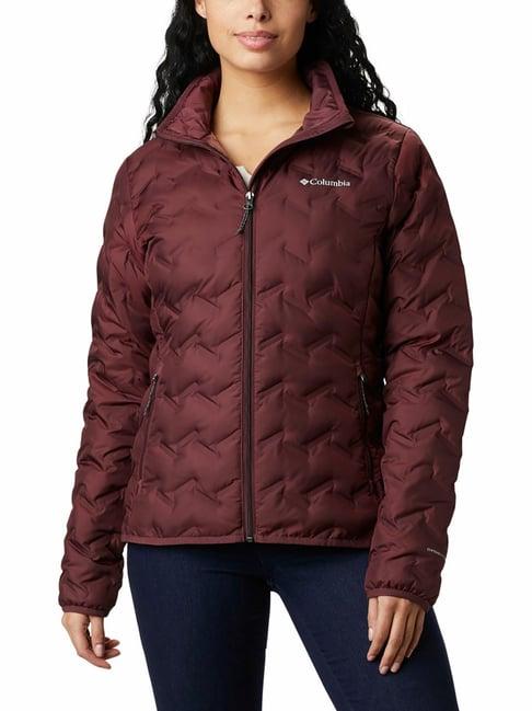 columbia wine full sleeve delta ridge down puffer jacket