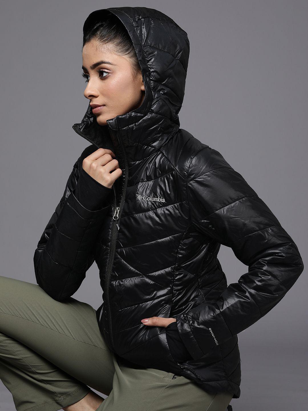 columbia women black joy peak hooded jacket