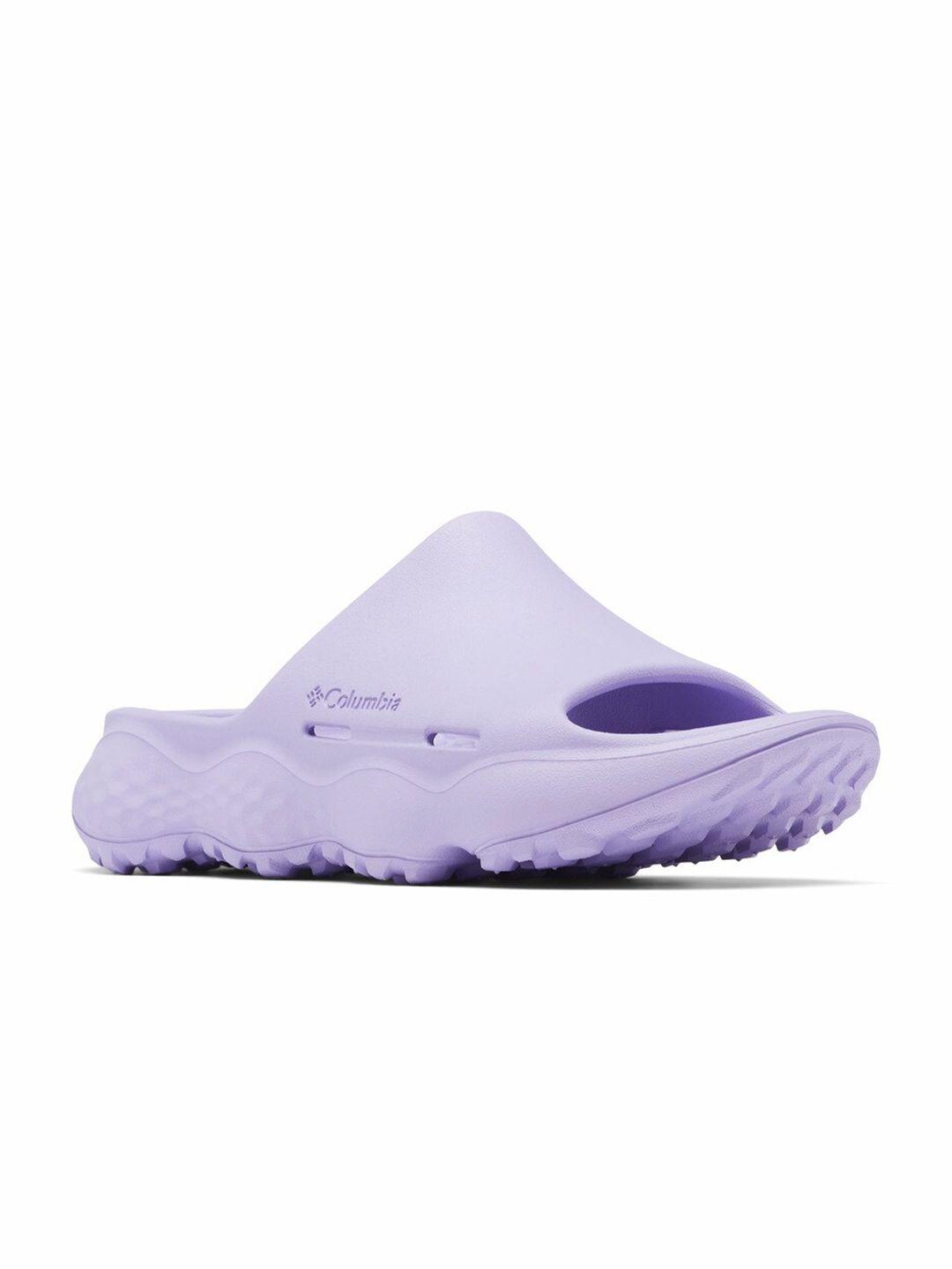 columbia women purple sliders