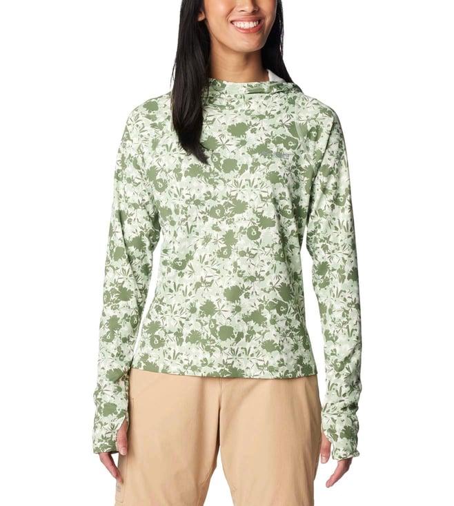 columbia womens green summit valley hoodie