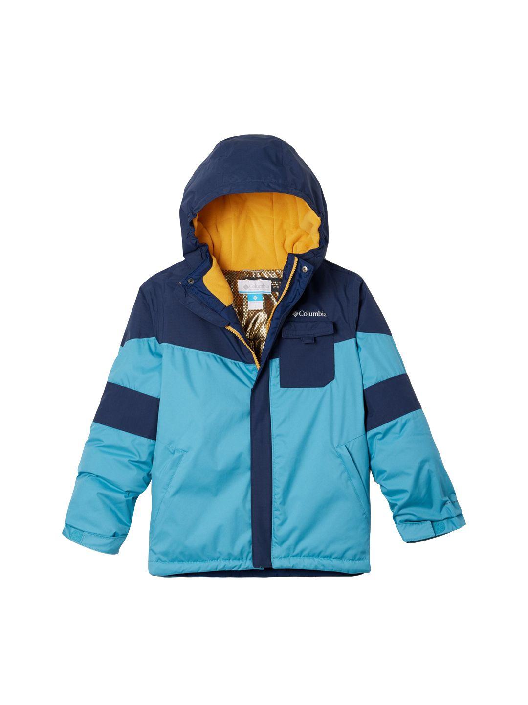 columbia youth boys mighty mogulii hooded trekking-hiking jacket