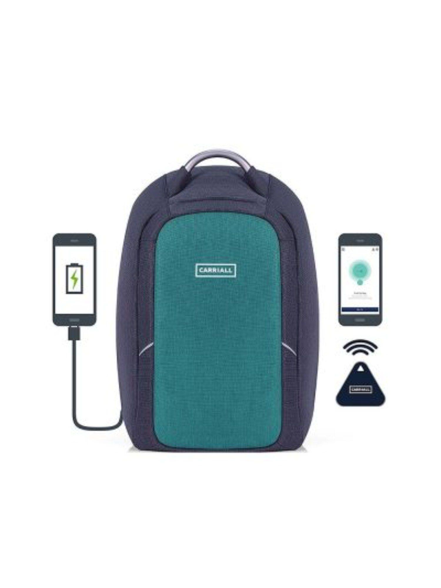 columbus green smart laptop backpack