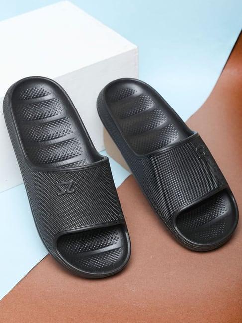 columbus men's black slides