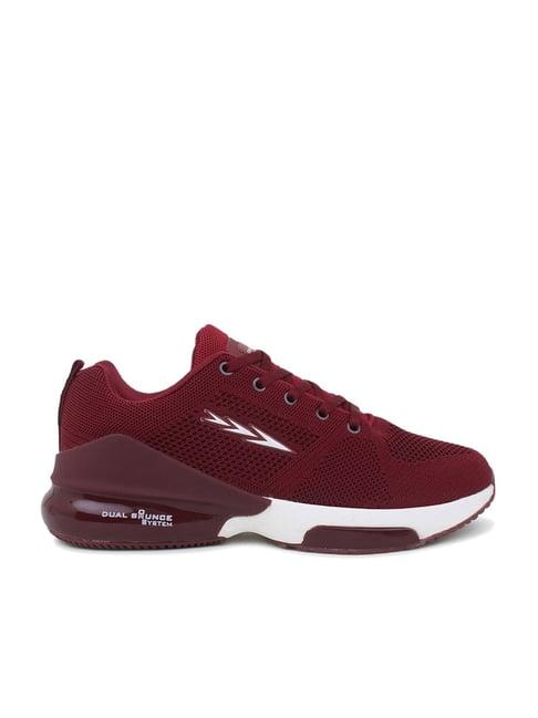 columbus men's maroon running shoes