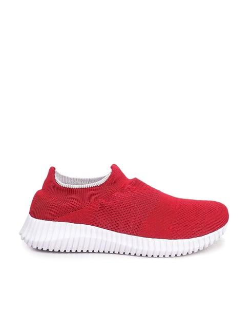 columbus men's red walking shoes