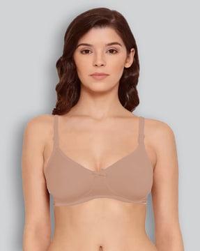 combed cotton rich full coverage spacer bra