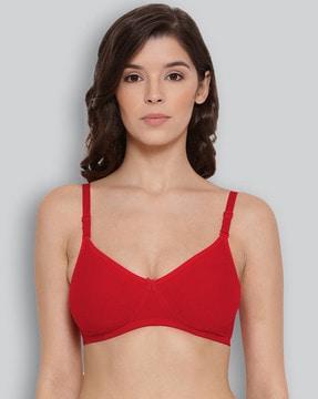 combed cotton rich full coverage spacer bra