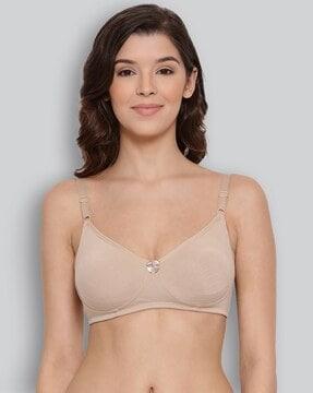 combed cotton seamless moulded encircled bra