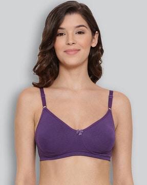 combed cotton seamless moulded encircled bra