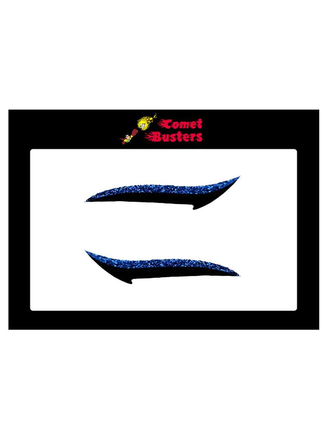 comet busters glitter eyeliner sticker - blue
