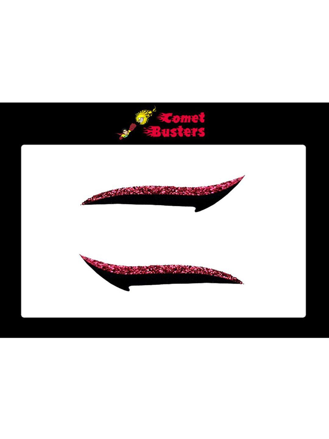comet busters glitter eyeliner stickers - pink 04