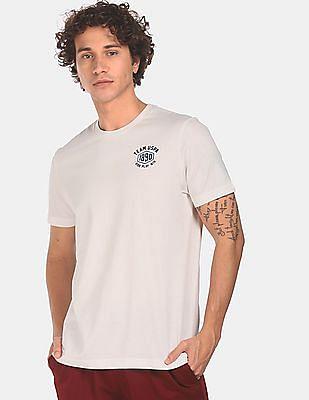 comfort fit solid cotton iyal lounge t-shirt - pack of 1