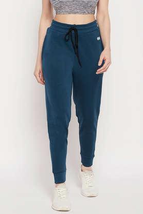 comfort fit active joggers in navy - blue
