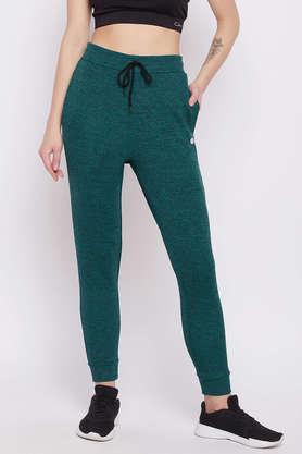 comfort fit active joggers in teal green - teal