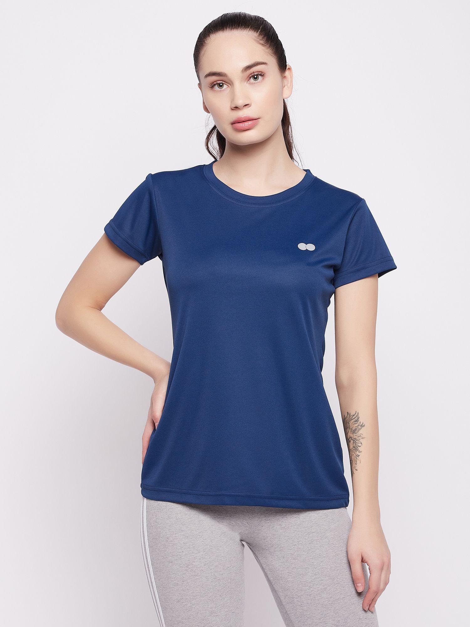 comfort fit active t-shirt -blue