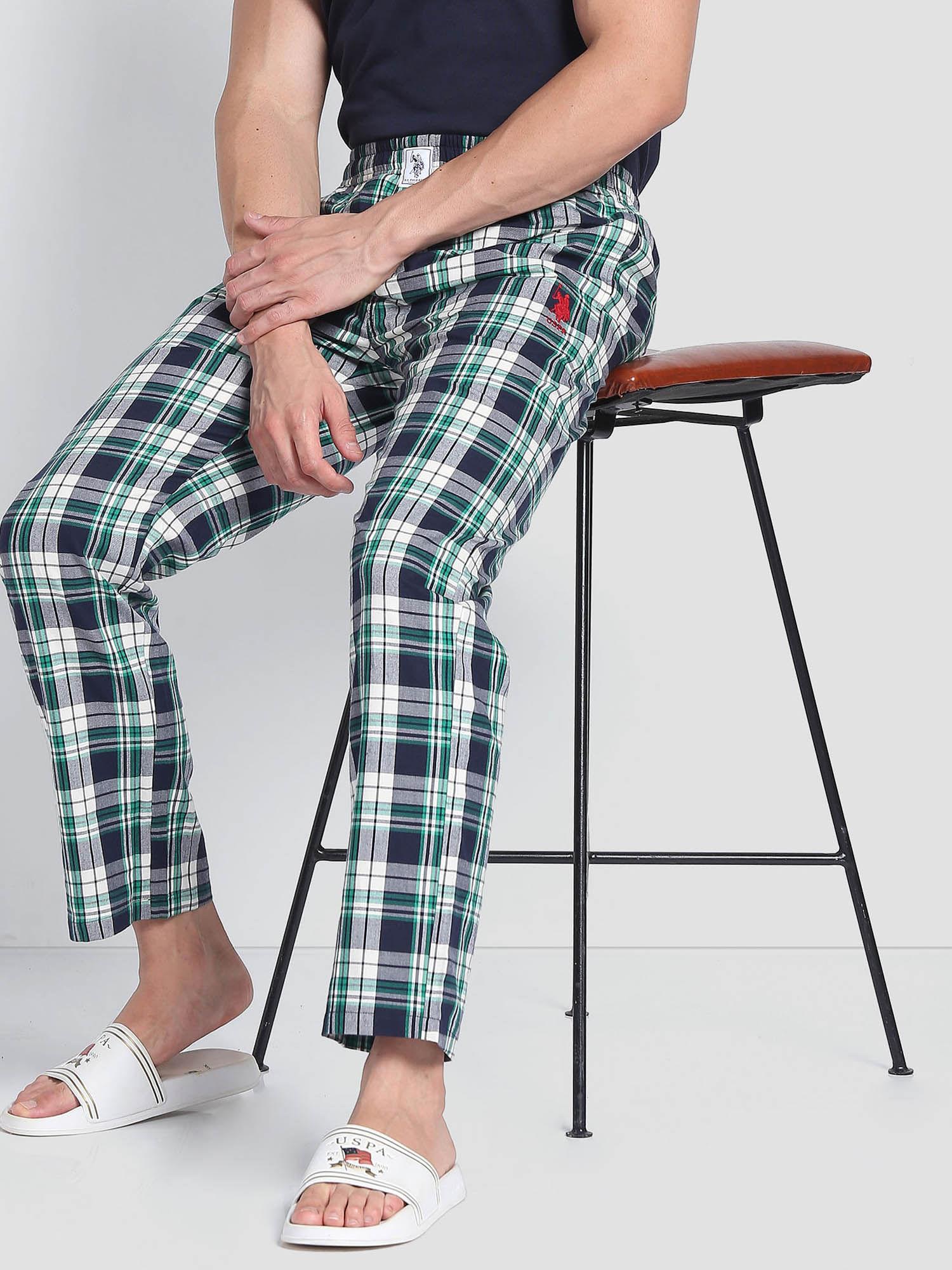 comfort fit check lp001 lounge pants multi-color