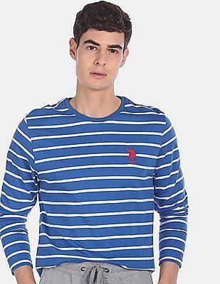 comfort fit stripe cotton i689 lounge t-shirt - pack of 1