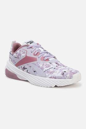 comfort-fit ws synthetic lace up women's sports shoes - purple