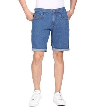 comfort slim fit denim shorts