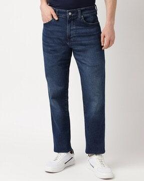 comfort-stretch regular fit denim jeans