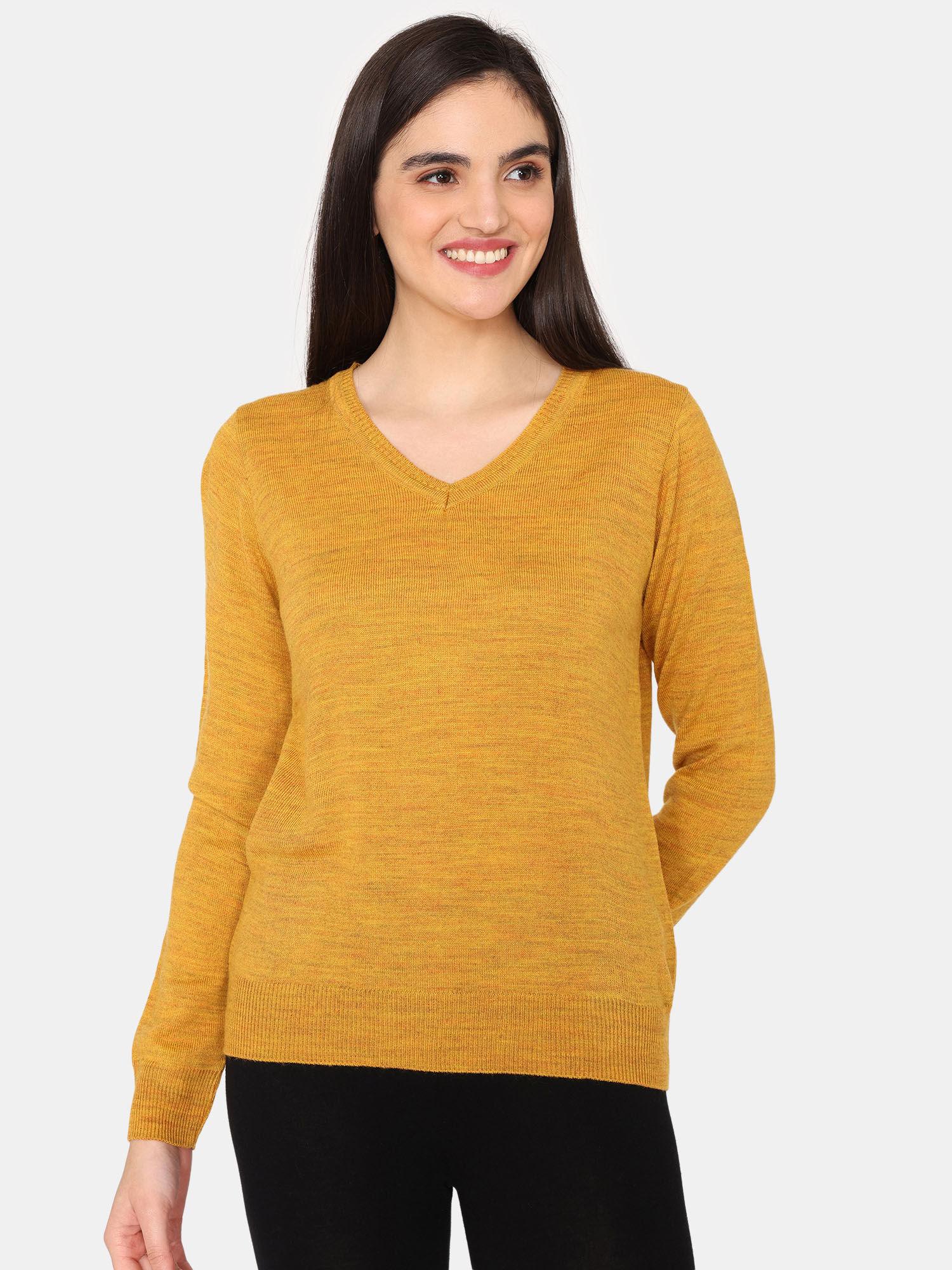 comfy knits loungewear top - nugget gold