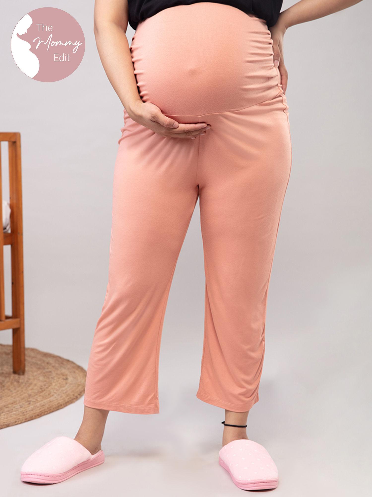 comfy maternity pajama - canyon clay nys045