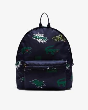 comic print backpack with pc compartment