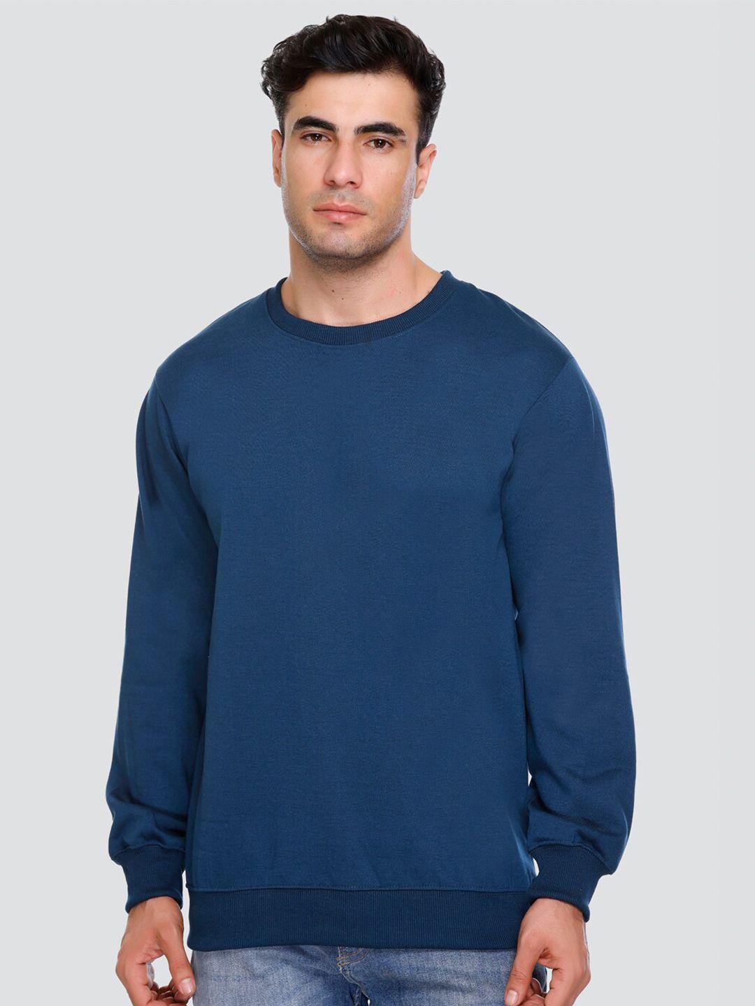 concede round neck fleece pullover sweatshirt