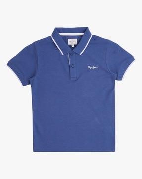 concord polo t-shirt with placement logo