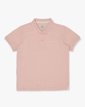 concord polo t-shirt with placement logo