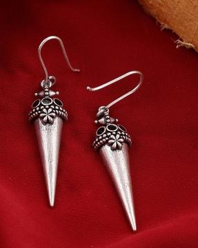 cone dangler earrings with fish-hook earwire