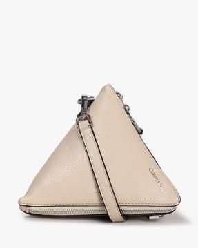 conical sling bag with zip