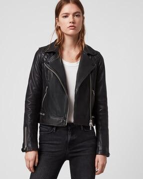 conroy leather biker jacket